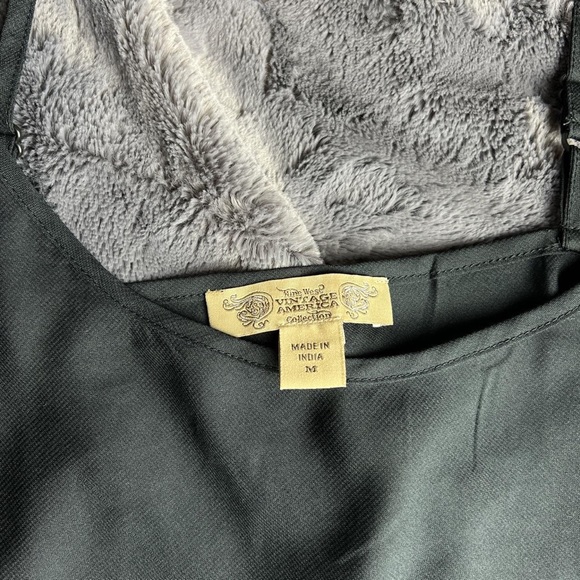 nine west vintage america black mesh tank - Picture 3 of 5